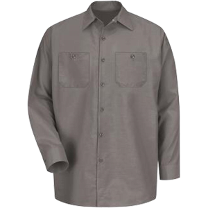Red Kap® Industrial Long Sleeve Work Shirt