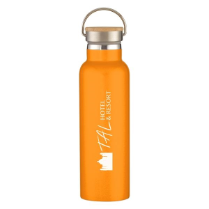21 Oz. Tipton Stainless Steel Bottle With Bamboo Lid