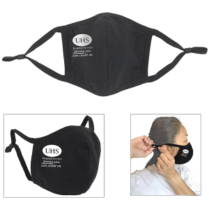 3 Ply 3D Reusable Cotton Face Mask with Ear Loop Adjuster
