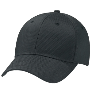 Six Panel Polyester Diamond and Spandex Baseball Cap