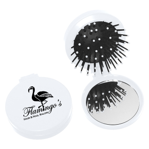 Brush And Mirror Compact