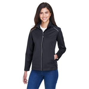 Core365 Ladies' Techno Lite Three-Layer Knit Tech-Shell