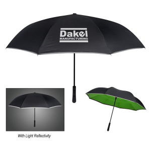 48" Arc Reflective Edge Inversion Umbrella