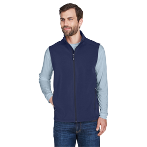 Core365 Men's Cruise Two-Layer Fleece Bonded Soft Shell Vest