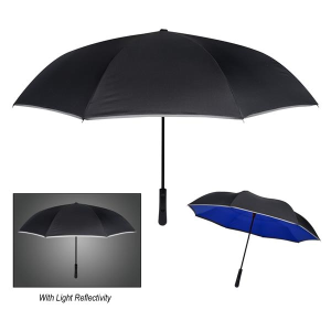 48" Arc Reflective Edge Inversion Umbrella